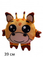 ПОДУШКА-ИГРУШКА ЖИРАФ ЖОРИК, 39 СМ купить оптом и в розницу ПОДУШКА-ИГРУШКА ЖИРАФ ЖОРИК, 39 СМ купить оптом и в розницу на базе игрушек